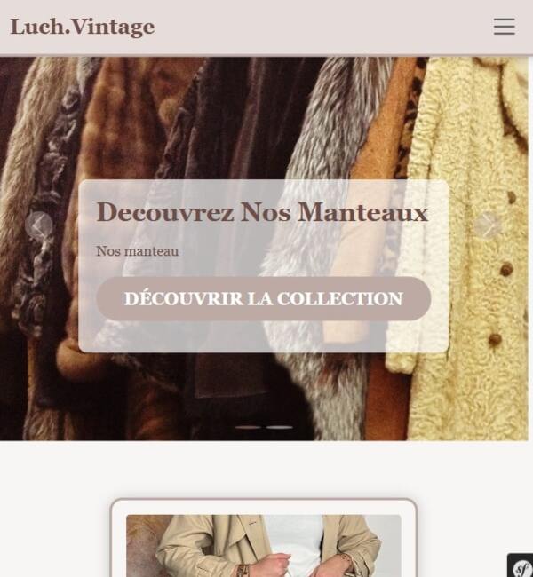 Luch Vintage site e-commerce